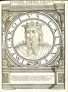 Carolus Caluus, illustratie uit 